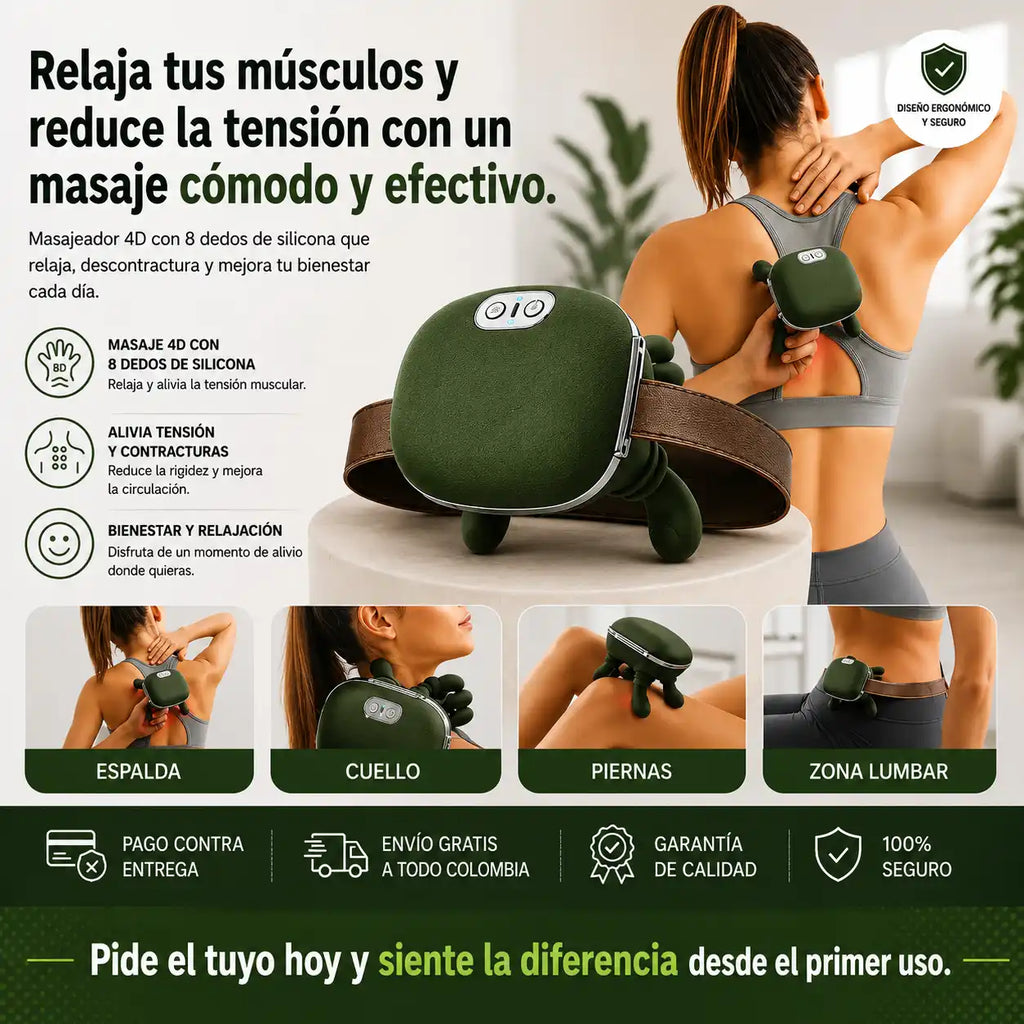 MASAJEADOR INTELIGENTE DE CUELLO Y HOMBROS CON FUNCIÓN TÉRMICA